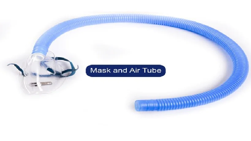 Mask with air tube